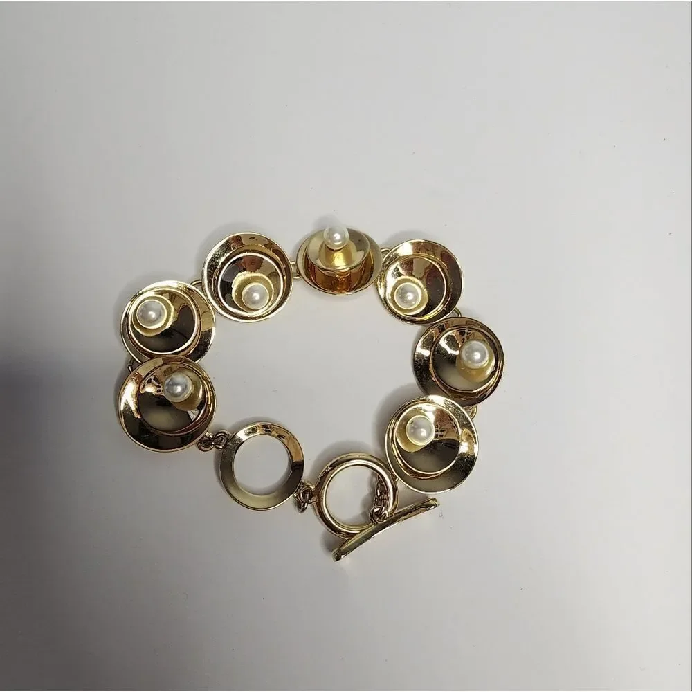 KATE SPADE NEW YORK Gold Tone Bracelet Multi Size Adjustable - Picture 4 of 5